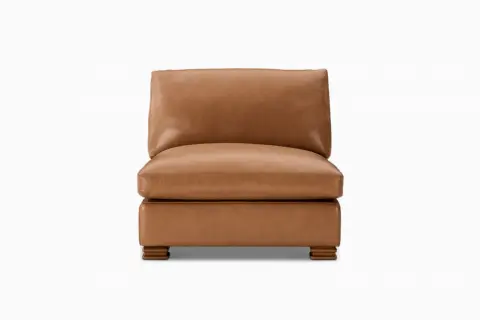 Atelier Kagan Leather Armless Couch