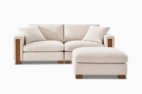 Atelier Kagan Sofa with Ottoman