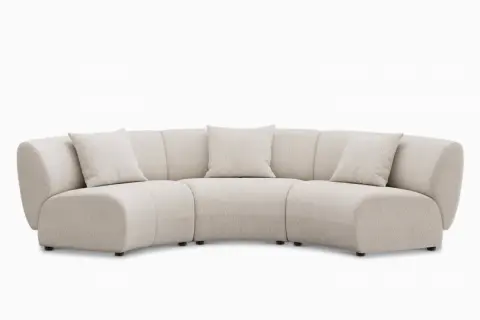 Auburn Performance Fabric Armless Curve Sofa
