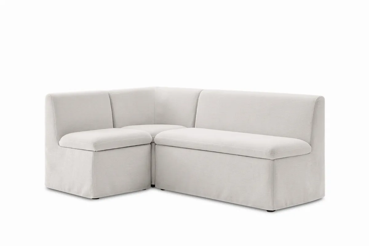 Callie Slipcover L-Shaped Storage Banquette - view 4