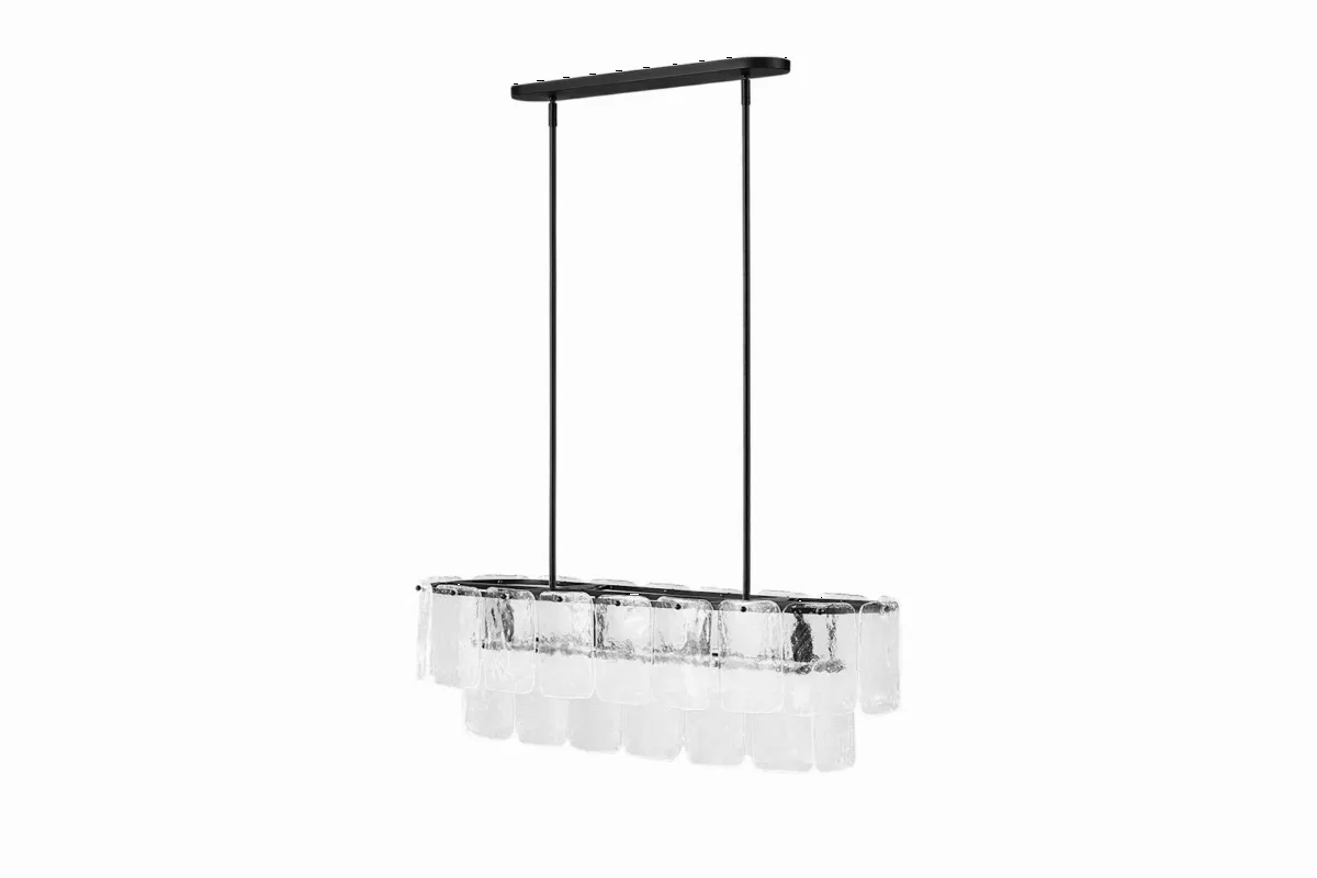 Celestine Rectangle Chandelier - view 3