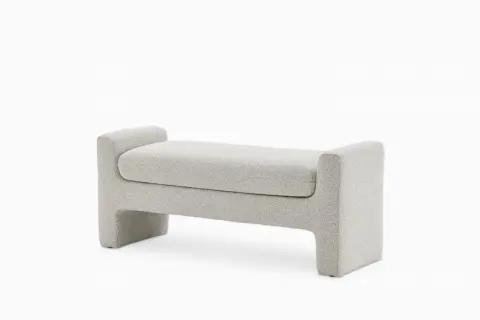 Dakota Performance Bouclé Bench