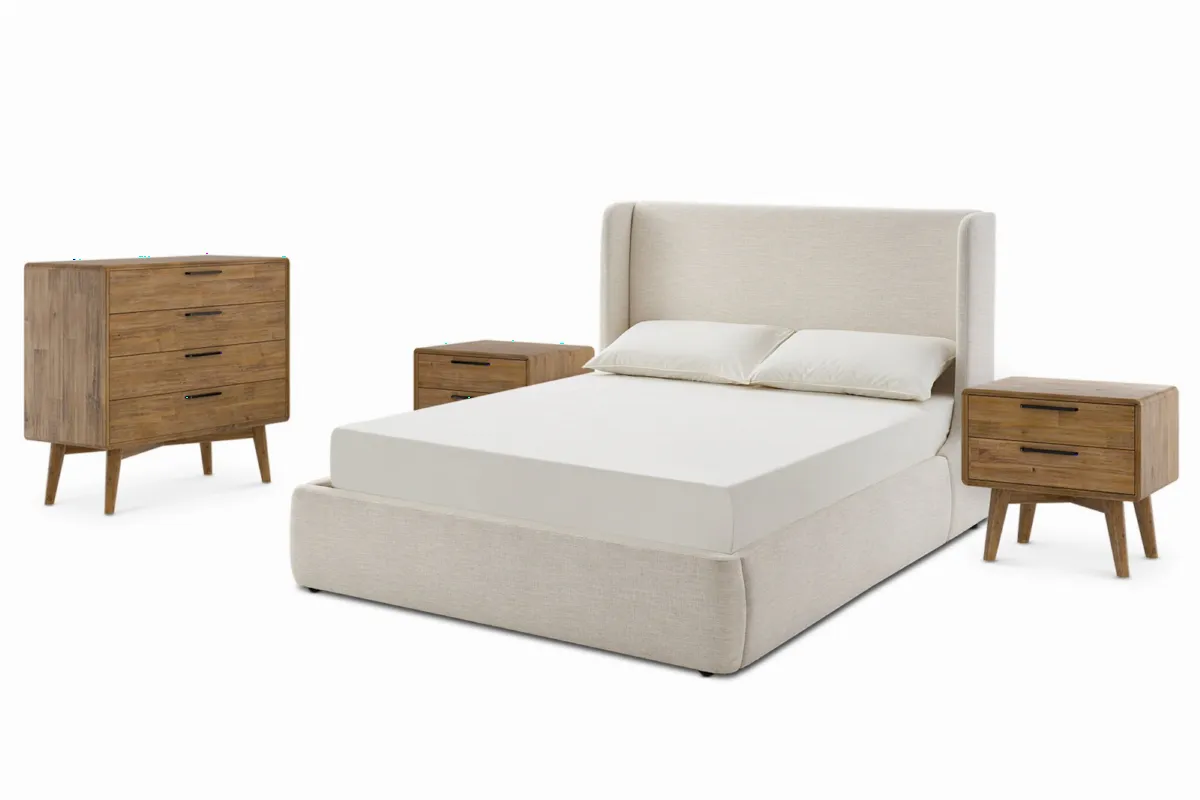 Dalton Bed with Seb Bedroom Storage - view 6