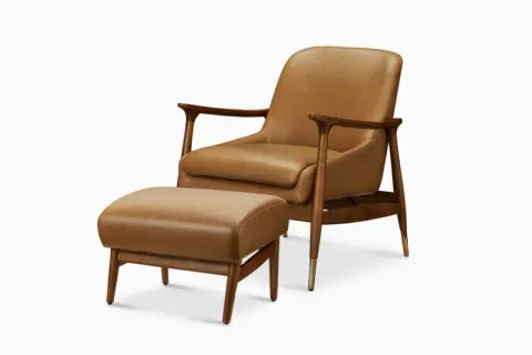 Desmond Armchair with Ottoman