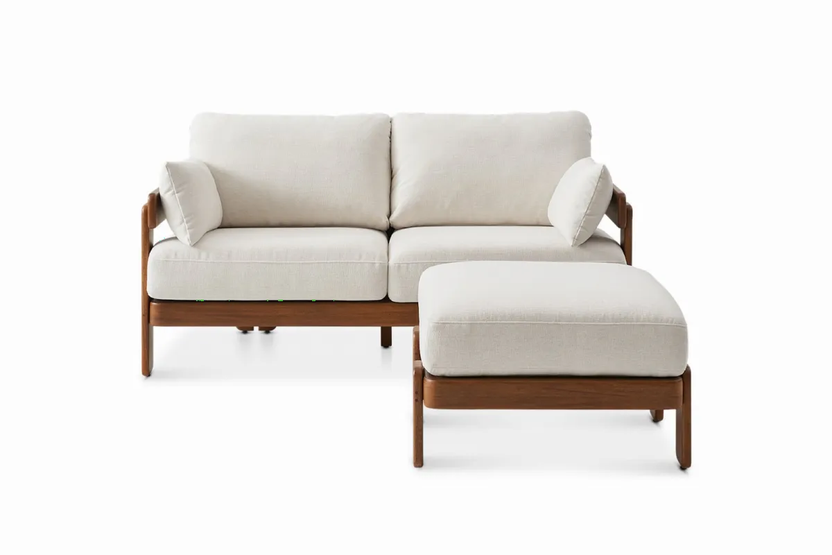 Eden Loveseat with Ottoman - view 6