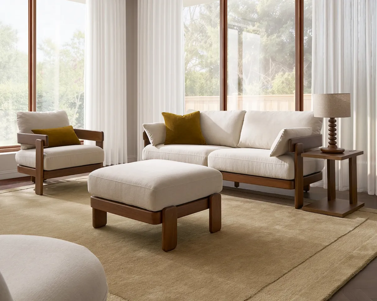Eden Sofa with Ottoman - view 8