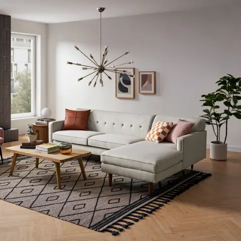 Elias Single Arm 2 Seater Couch