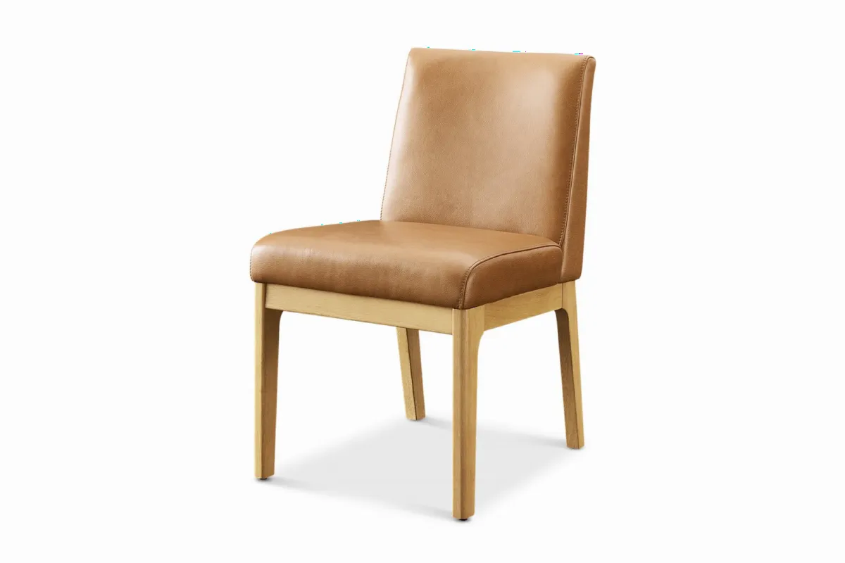 Elliot Leather Dining Chair - view 3