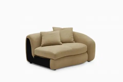 Fable Leather Right Arm Couch