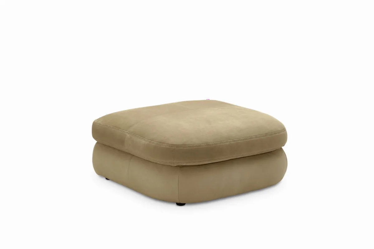 Fable Leather Side Ottoman - view 2