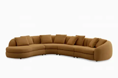 Fable Performance Fabric Extended Chaise Sectional Couch