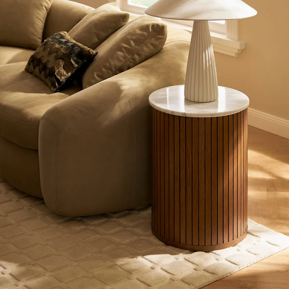 Harper Marble Side Table - view 2