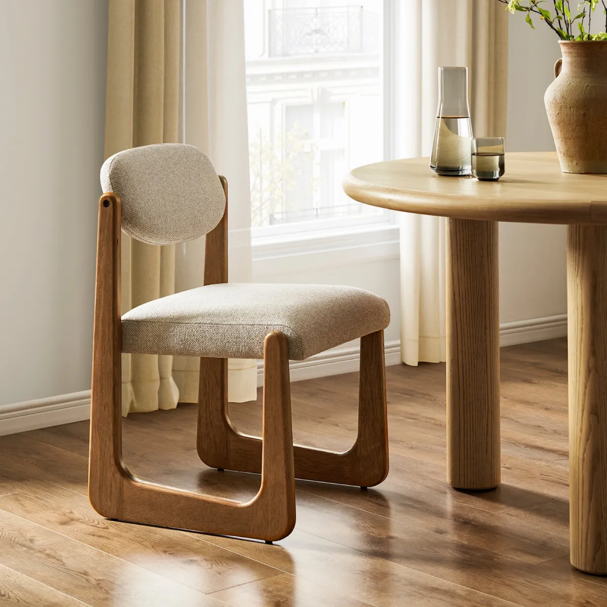 Harper Round Dining Table with Lira Chair Set - view 3