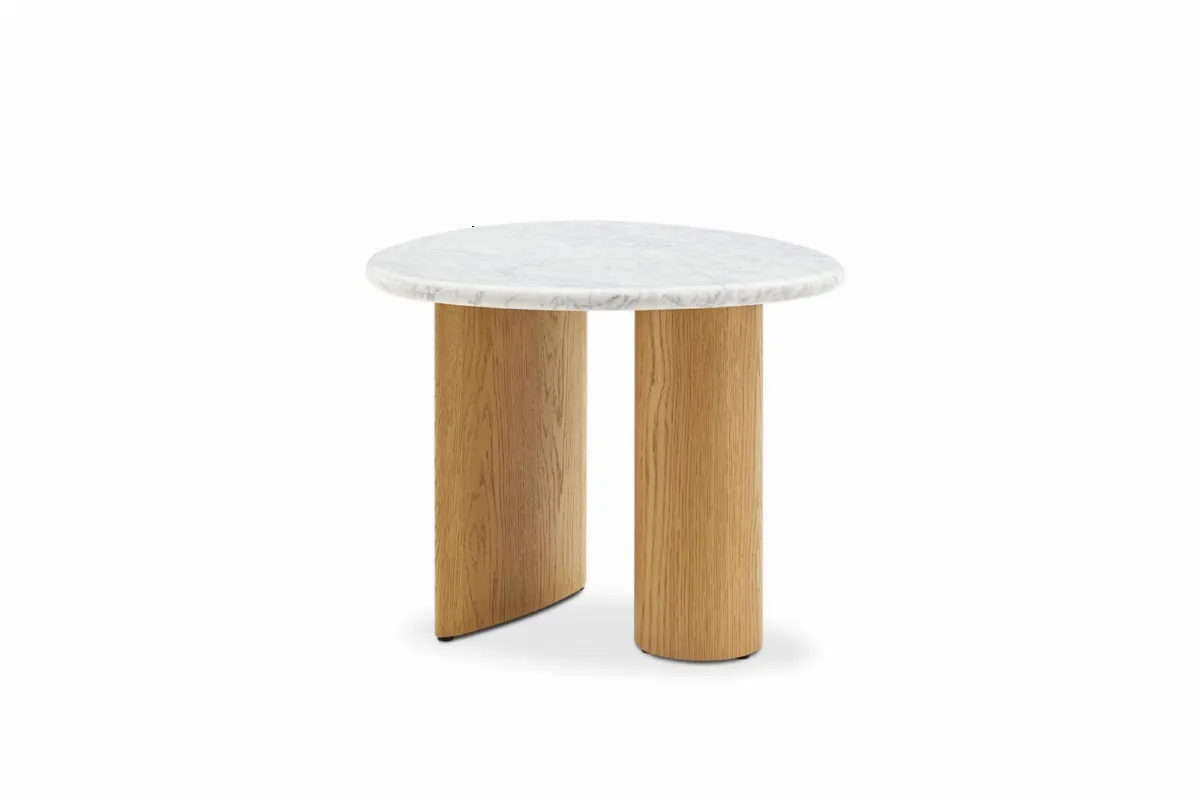 Lavine Marble Side Table - view 3