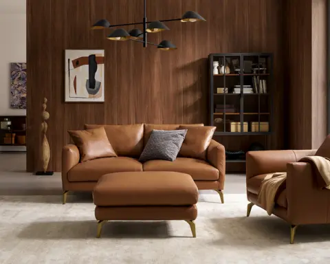Lena Leather Sofa