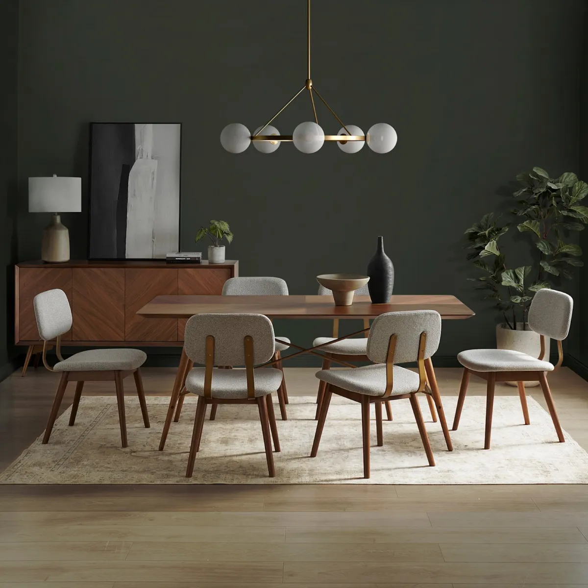 Lily Dining Table with 4 Chairs - view 7