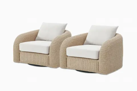 Lorna Outdoor Swivel Lounge Chair