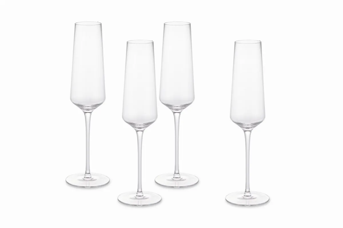 Lucent Champagne Glasses, Set of 4 - view 2