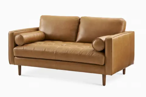 Madison Leather Loveseat