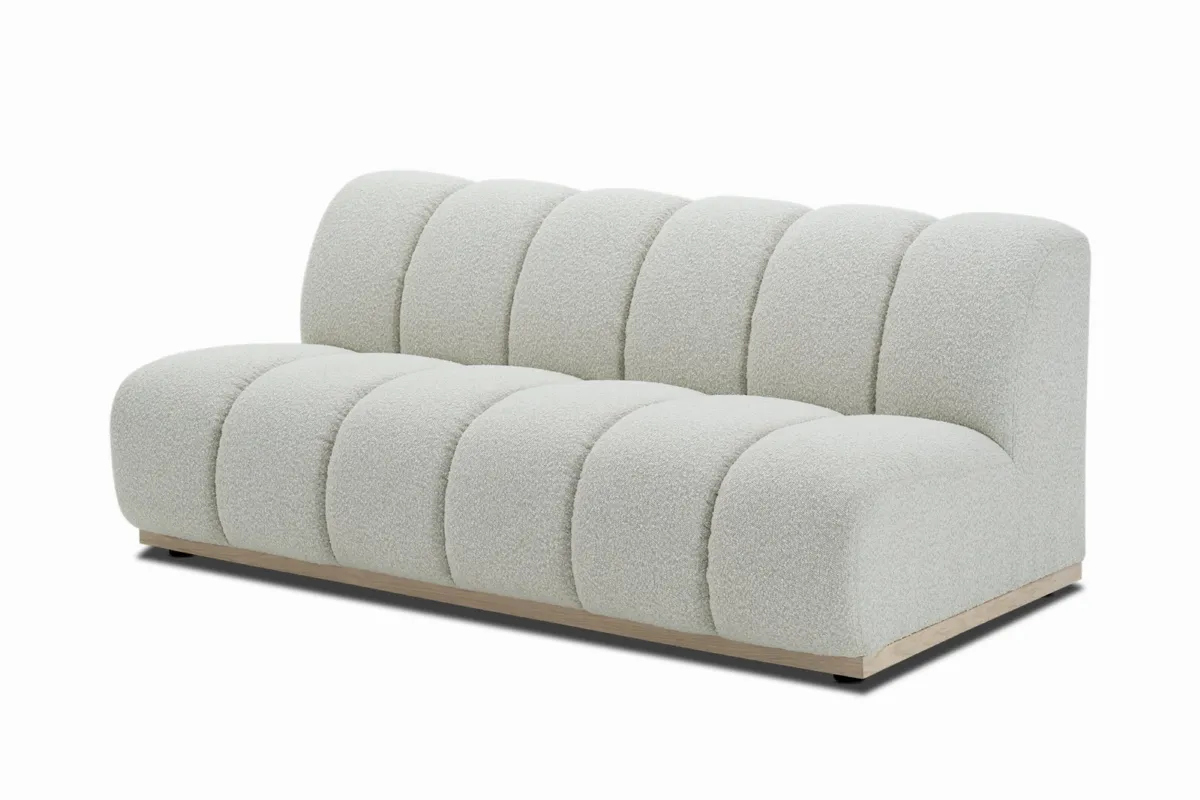 Marlow Performance Bouclé Armless 2 Seater Couch - view 7