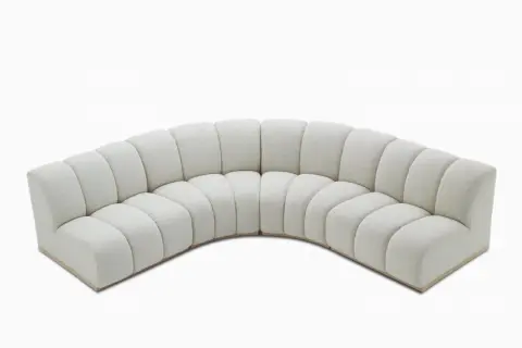 Marlow Performance Bouclé L-Shape Sectional Couch