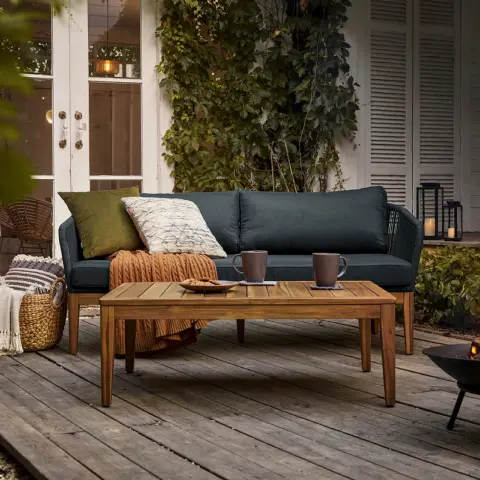 Maui Outdoor Loveseat & 2 Lounge Chairs Set