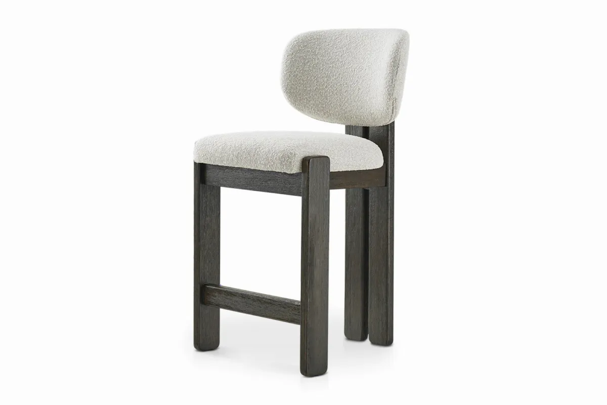 Oslo Performance Bouclé Counter Stool - view 2