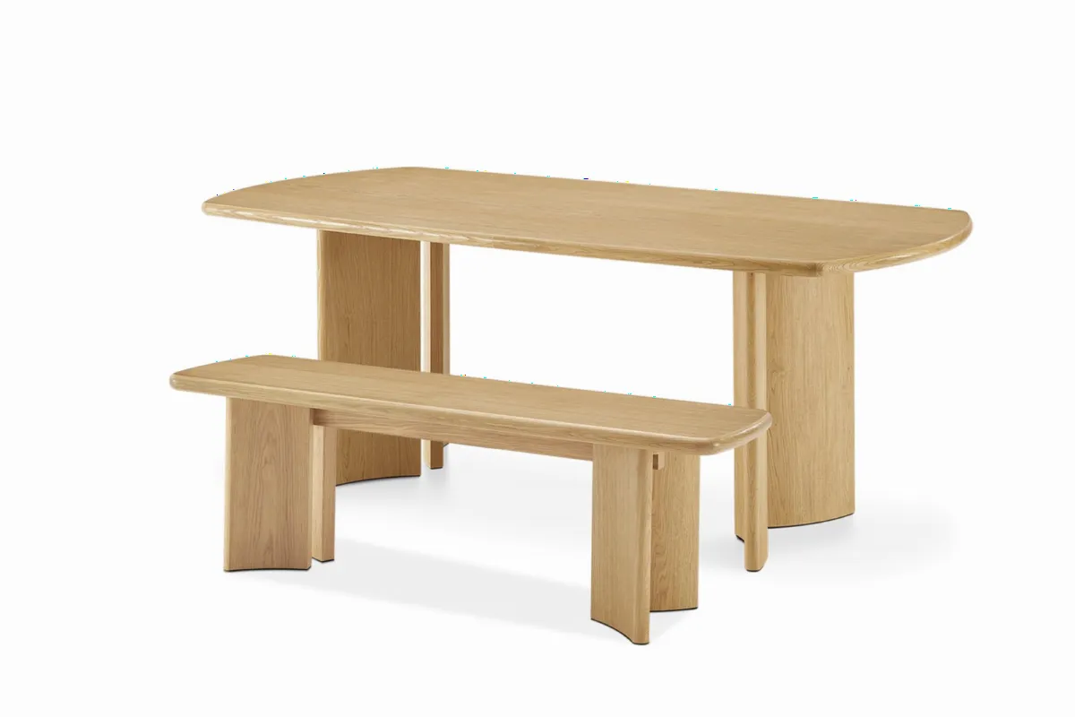 Posey Dining Table with Bench Set - view 2
