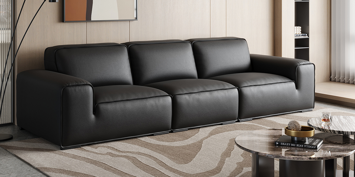Big Black Bull 2.0 Full-Leather Sofa
