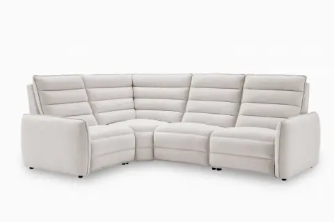 Reverie Performance Fabric Motion Recliner Chaise Sectional Sofa