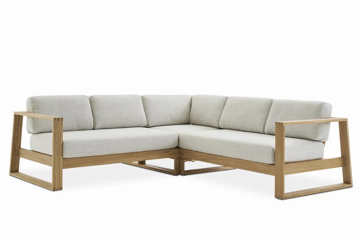 Rio Outdoor L-Shape Sectional Couch - view 3