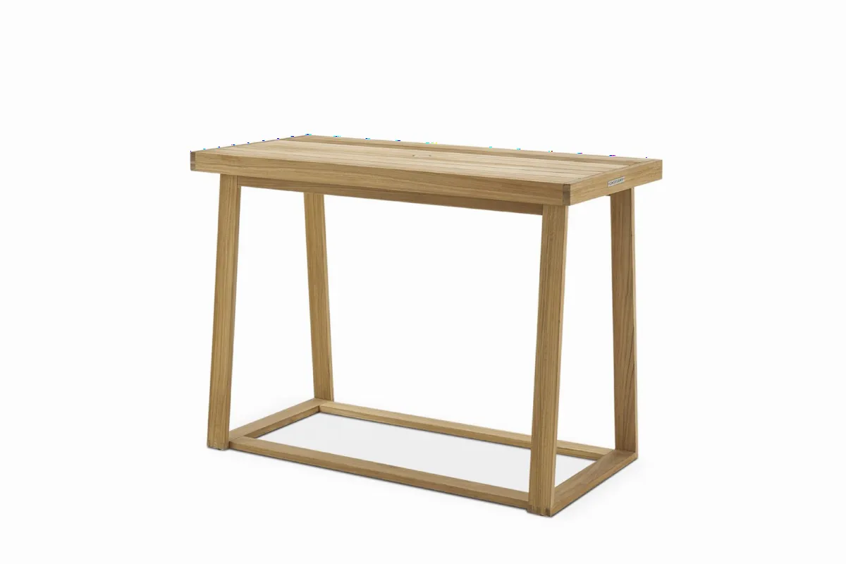 Rio Outdoor Teak Rectangular Bar Table - view 2