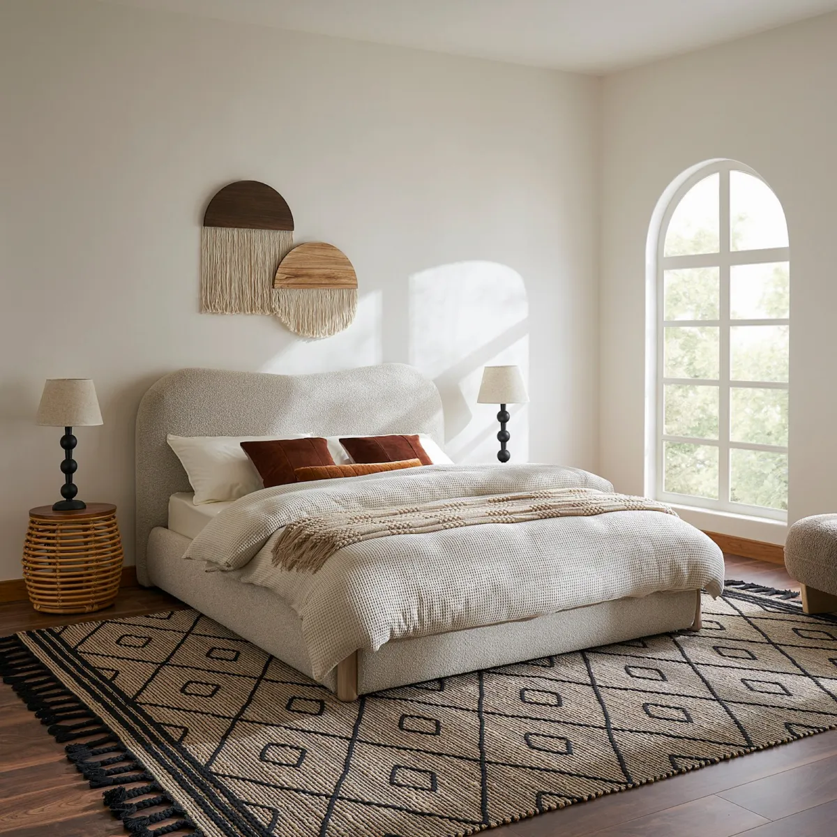 Rochelle Performance Bouclé Bed