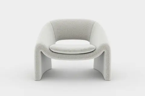 Sacha Performance Bouclé Armchair
