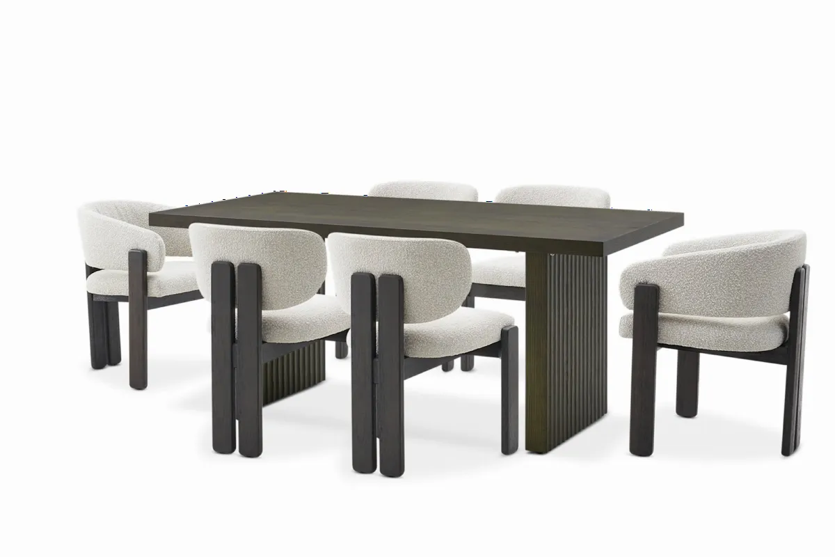 Sloane Dining Table with Oslo Chair Set - view 4