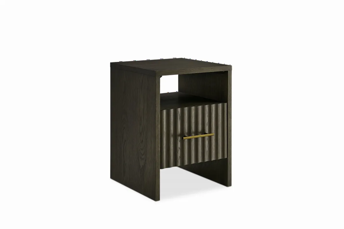 Sloane Nightstand with Open Shelf - view 3