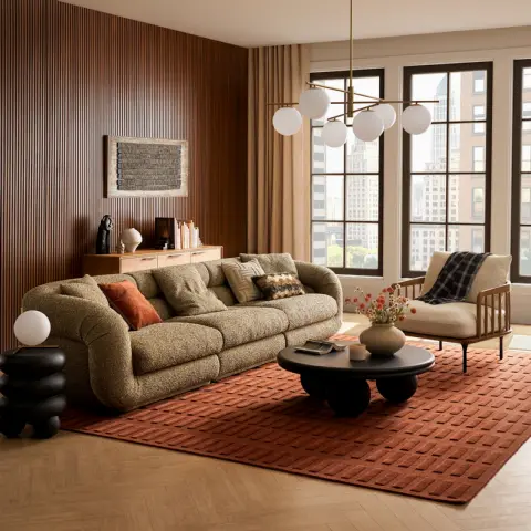 Solari Performance Fabric Extended Sofa