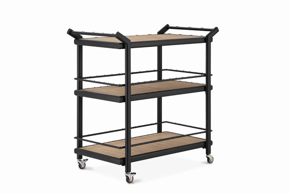 Sorrento Outdoor Bar Cart - view 3