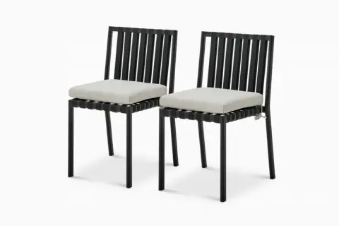 Sorrento Stackable Outdoor Dining Chair Set