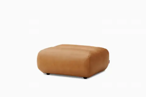 Tovi Leather Ottoman