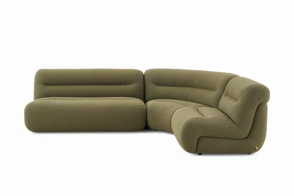 Tovi Performance Boucle 3-Piece Chaise Sectional Couch - view 3
