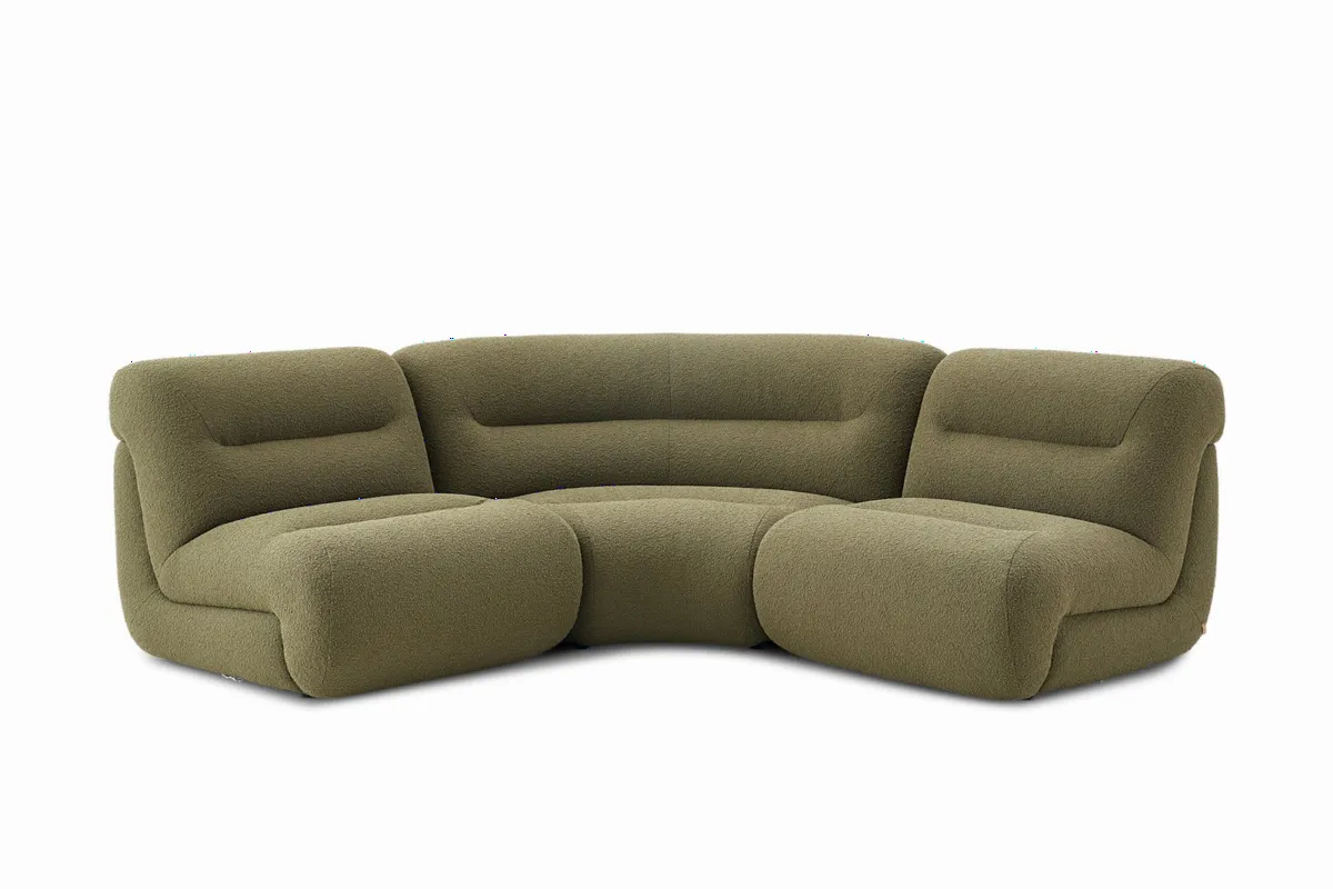 Tovi Performance Boucle 3-Piece Sectional Couch - view 3