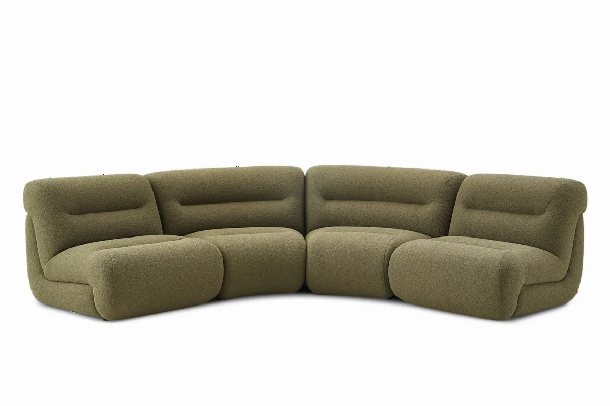 Tovi Performance Boucle 4-Piece Sectional Couch - view 3