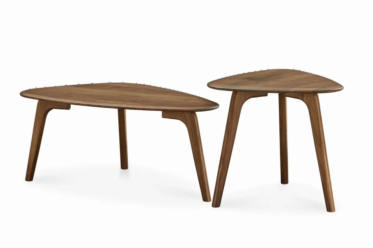 Vincent Coffee Table Set, Walnut - view 3